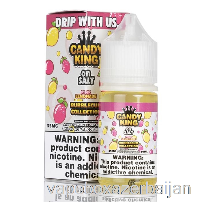 E-Juice Vape Pink Lemonade Bubblegum Collection - Candy King On Salt - 30mL 35mg